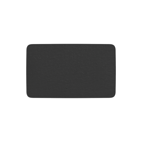 Villeroy & Boch Manufacture Rock Rectangular Multifunctional Plate In Black