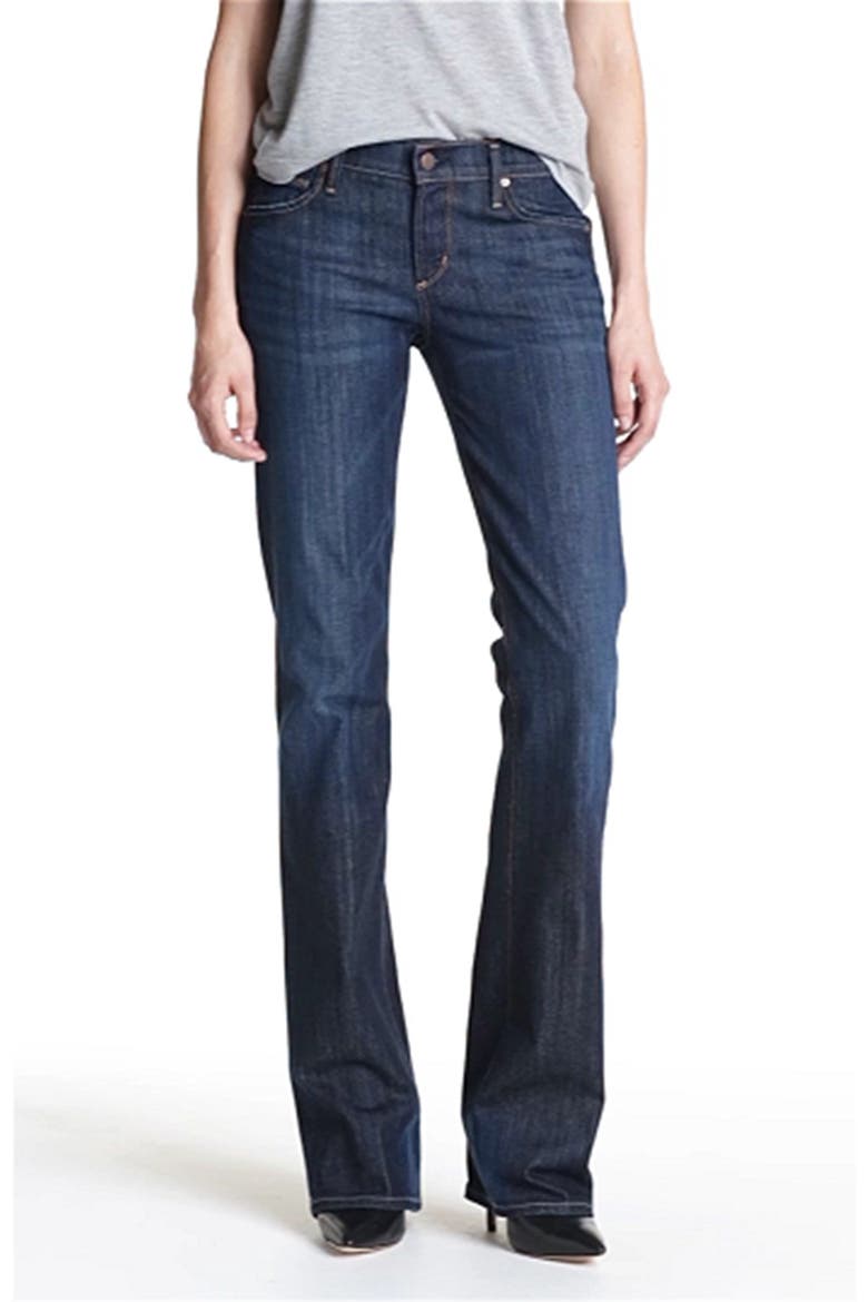 'Kelly' Bootcut Stretch Jeans, Alternate, color, NEW PACIFIC