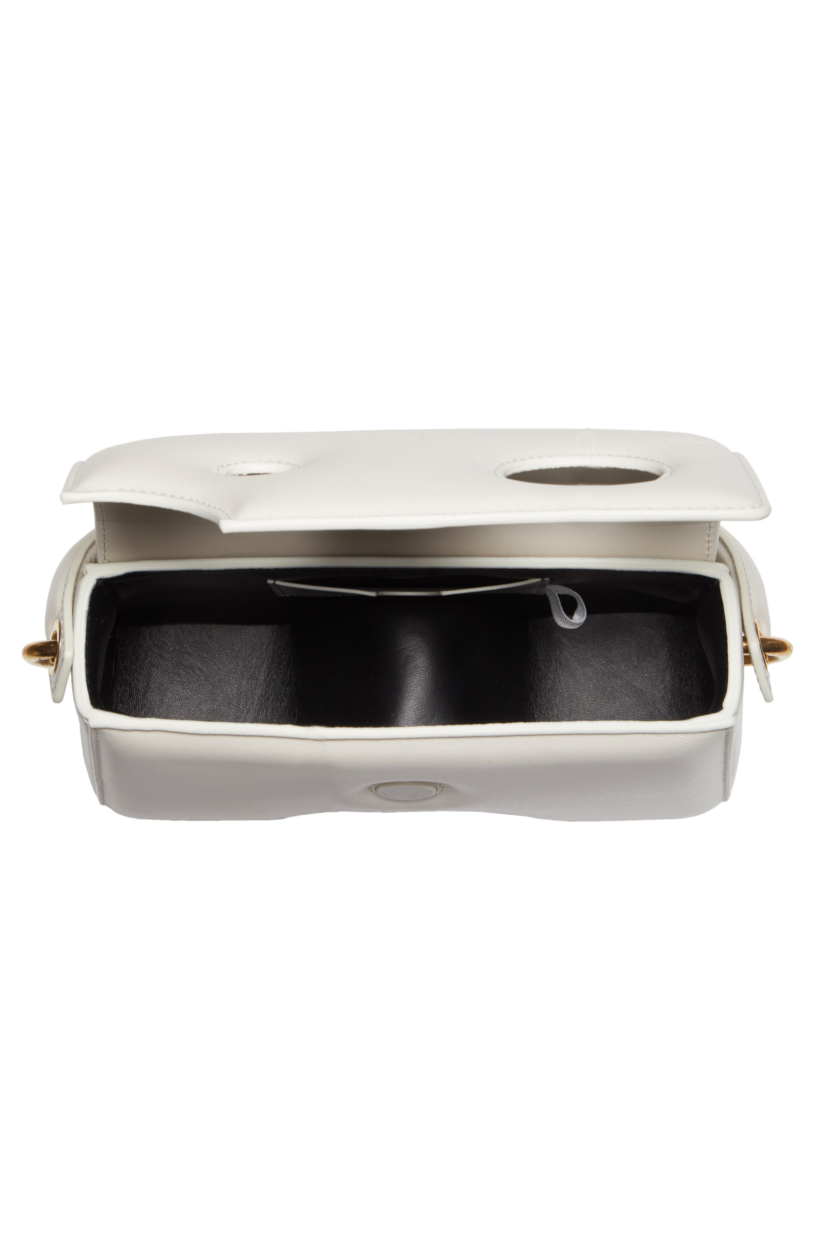 Off-White Burrow 22 Leather Shoulder Bag, Alternate, color, 