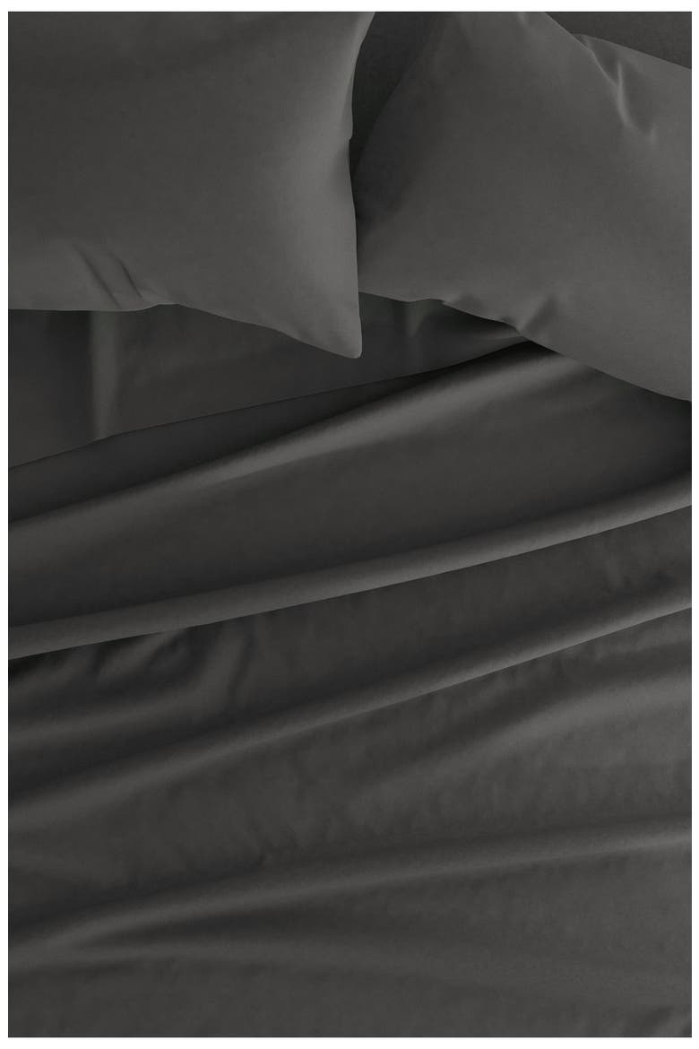 Premium Cotton 4-Piece Ultra Soft Flannel Bed Sheet Set, Alternate, color, GRAY