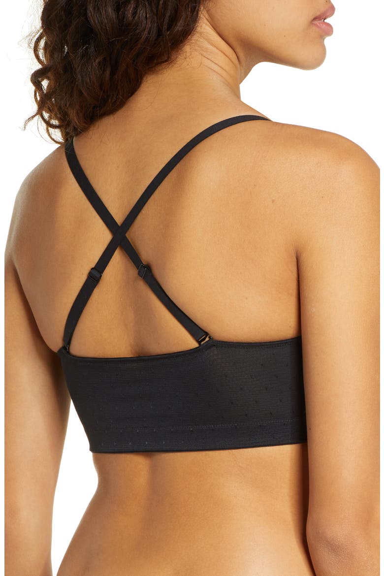 Spotlight On Lace Bralette, Alternate, color, VERY BLACK