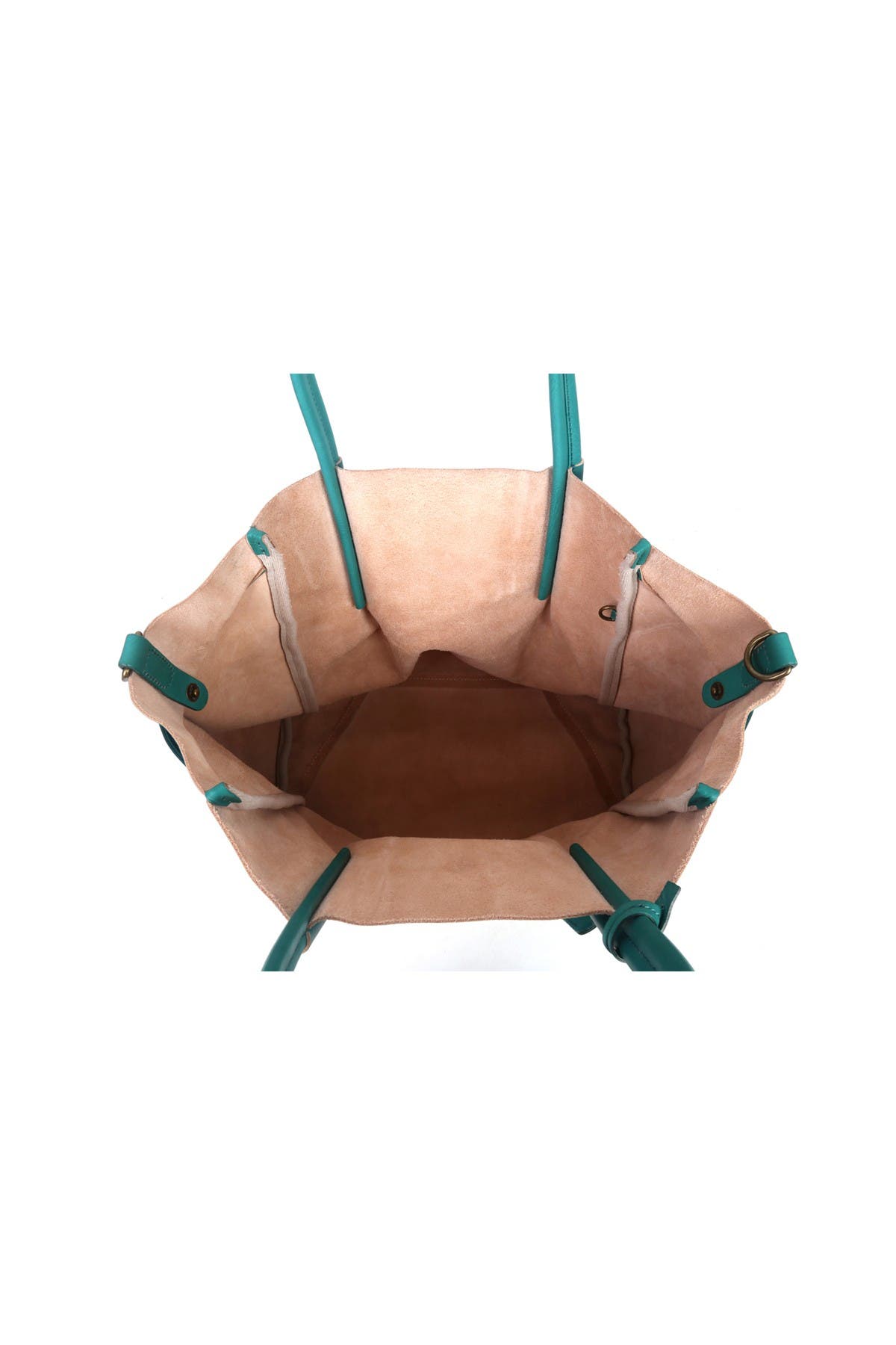 OLD TREND Sprout Land Leather Tote Bag, Alternate, color, Aqua Ombre