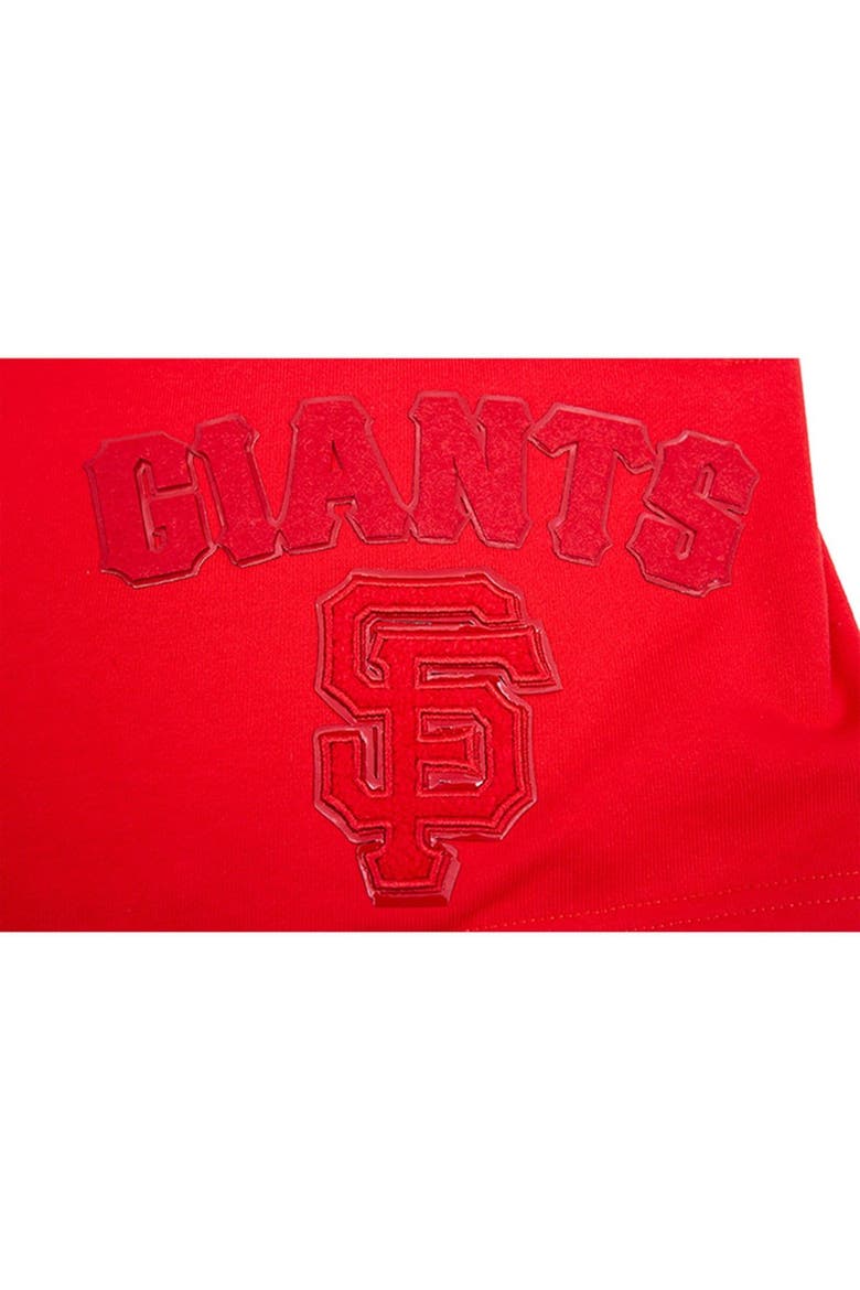 Men's Pro Standard San Francisco Giants Triple Red Classic Shorts, Alternate, color, Red