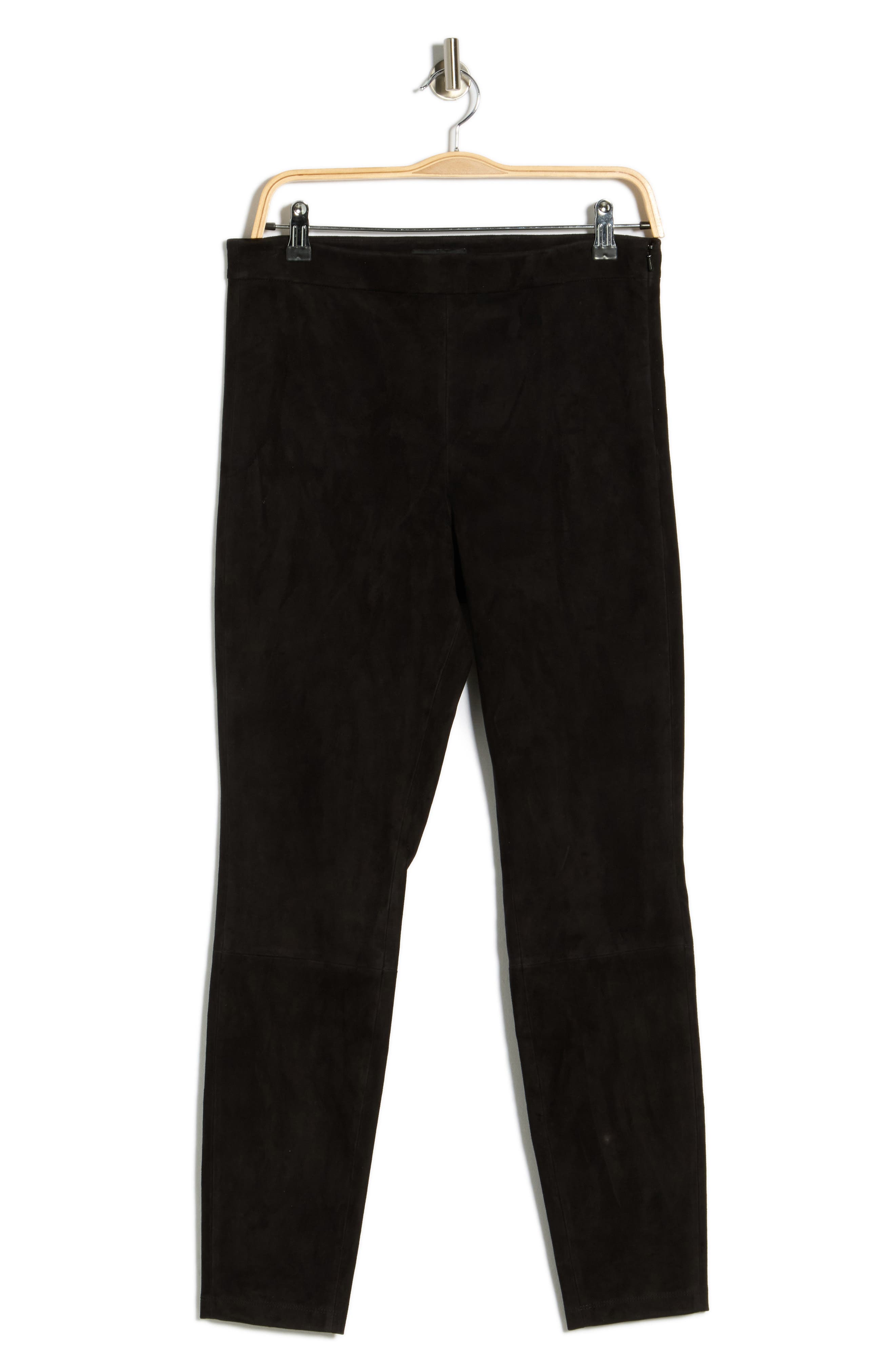 Adbelle High Waist Crop Suede Pants