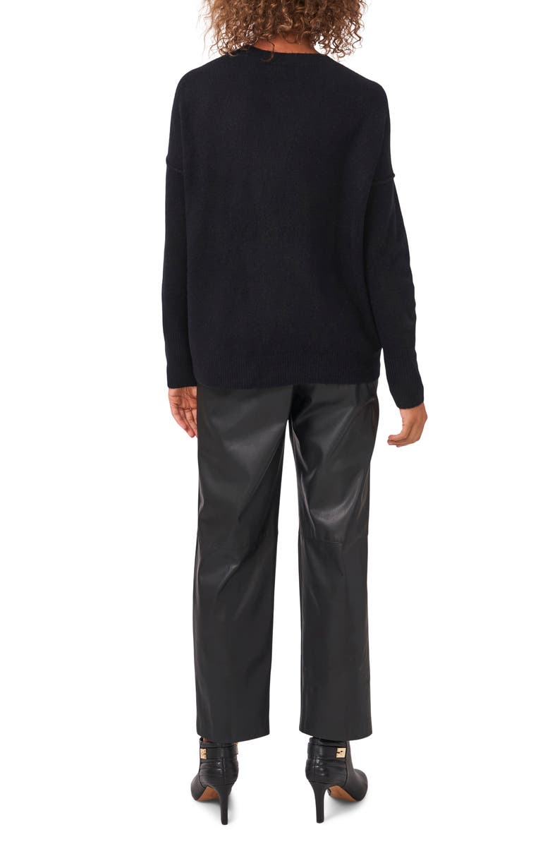 Exposed Seam Crewneck Sweater