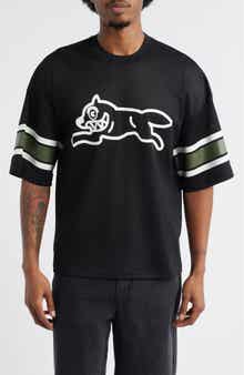 Hike Oversize Running Dog Mesh Graphic T-Shirt