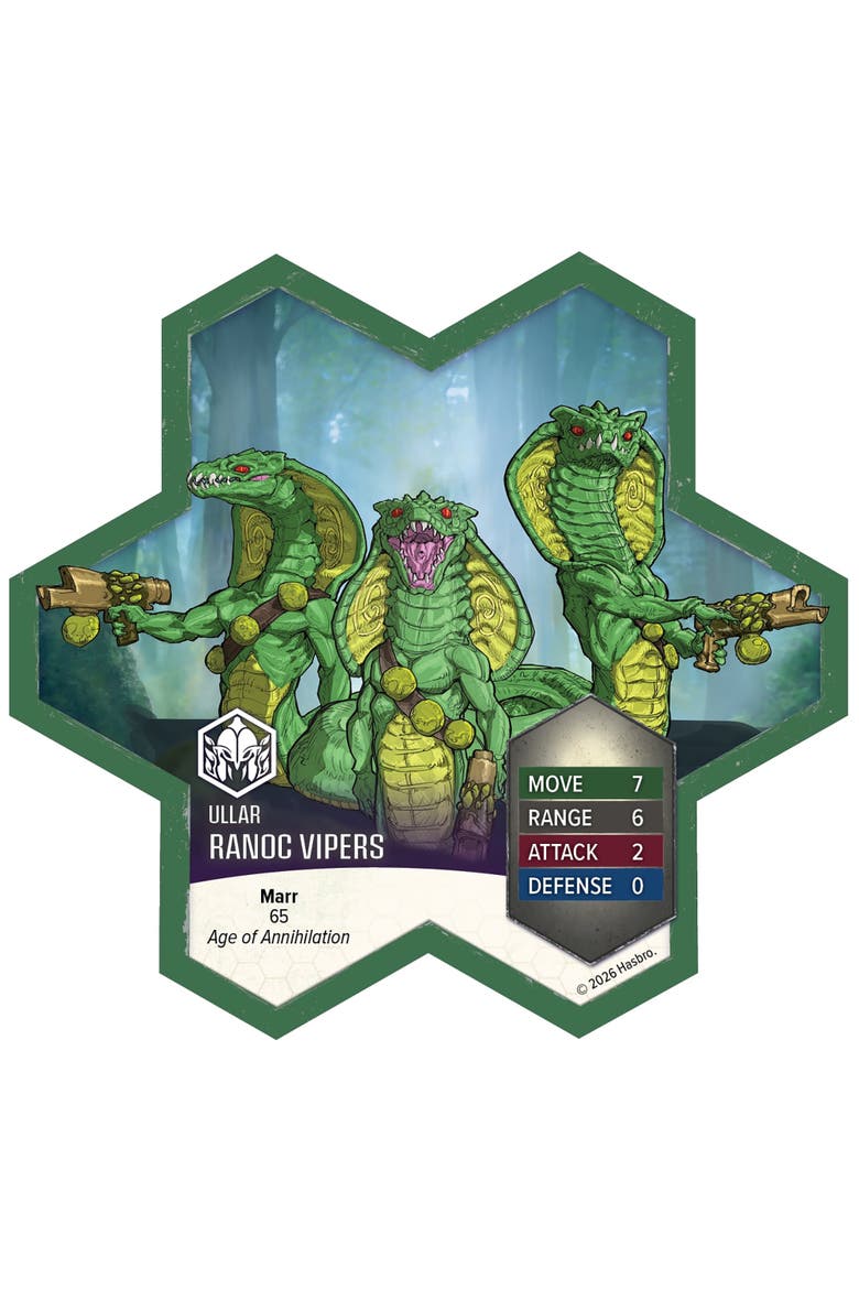 Heroscape, Elites of Ullar & Ranoc Vipers Common Army Expansion, Alternate, color, Multicolored
