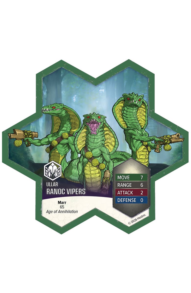Renegade Game Studios Heroscape, Elites of Ullar & Ranoc Vipers Common Army Expansion, Alternate, color, Multicolored