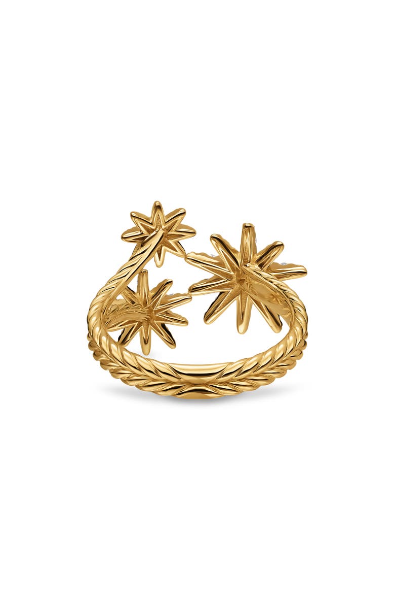 David Yurman Starburst Pavé Diamond Ring, Alternate, color, Gold