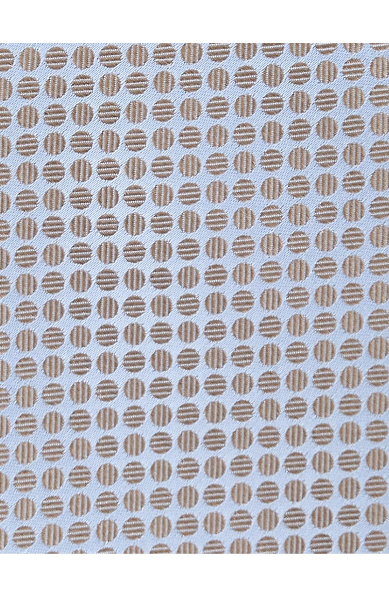 Michael Kors Big & Tall Hays Dotted Tie, Alternate, color, Tan