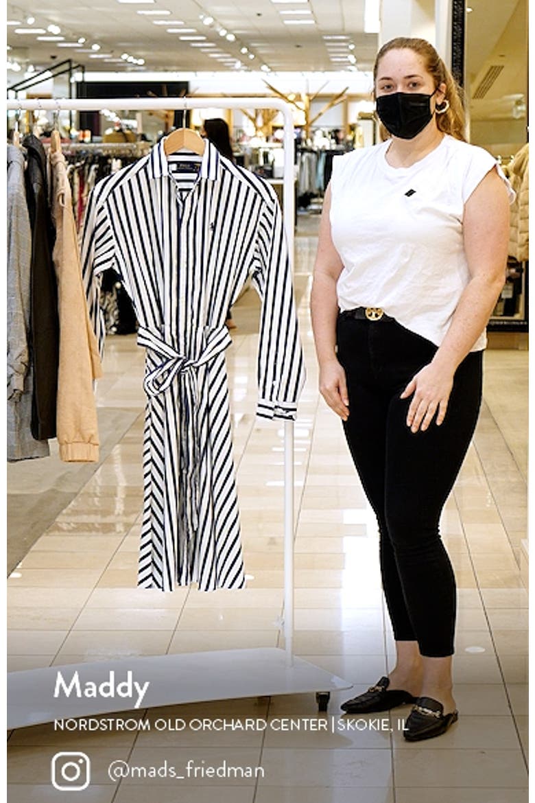 Stripe Cotton Shirtdress video