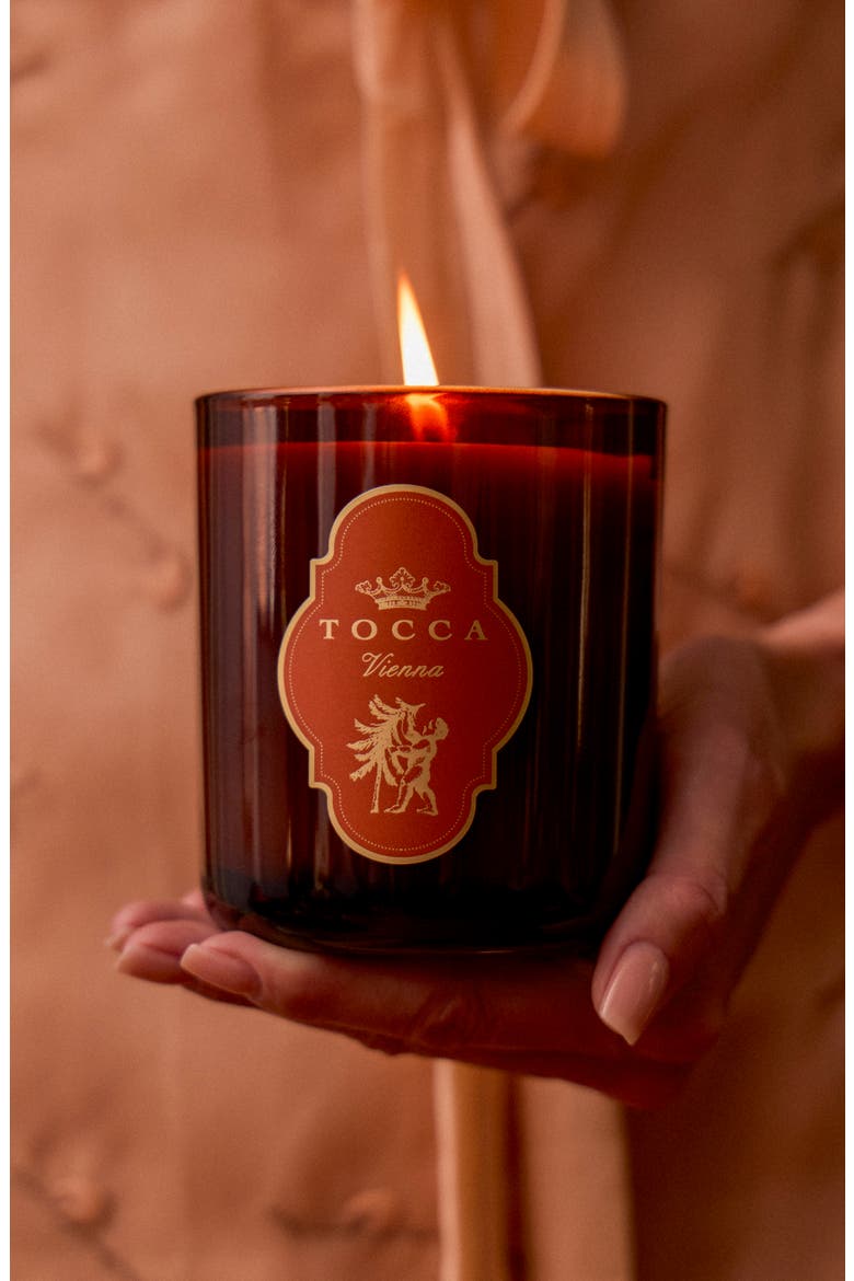 Vienna Candle - Nutmeg & Toasted Vanilla, Alternate, color, CARMEL