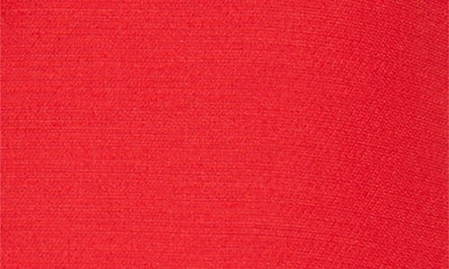 Valentino Fitted Red Dress With Decorative Bows In Red