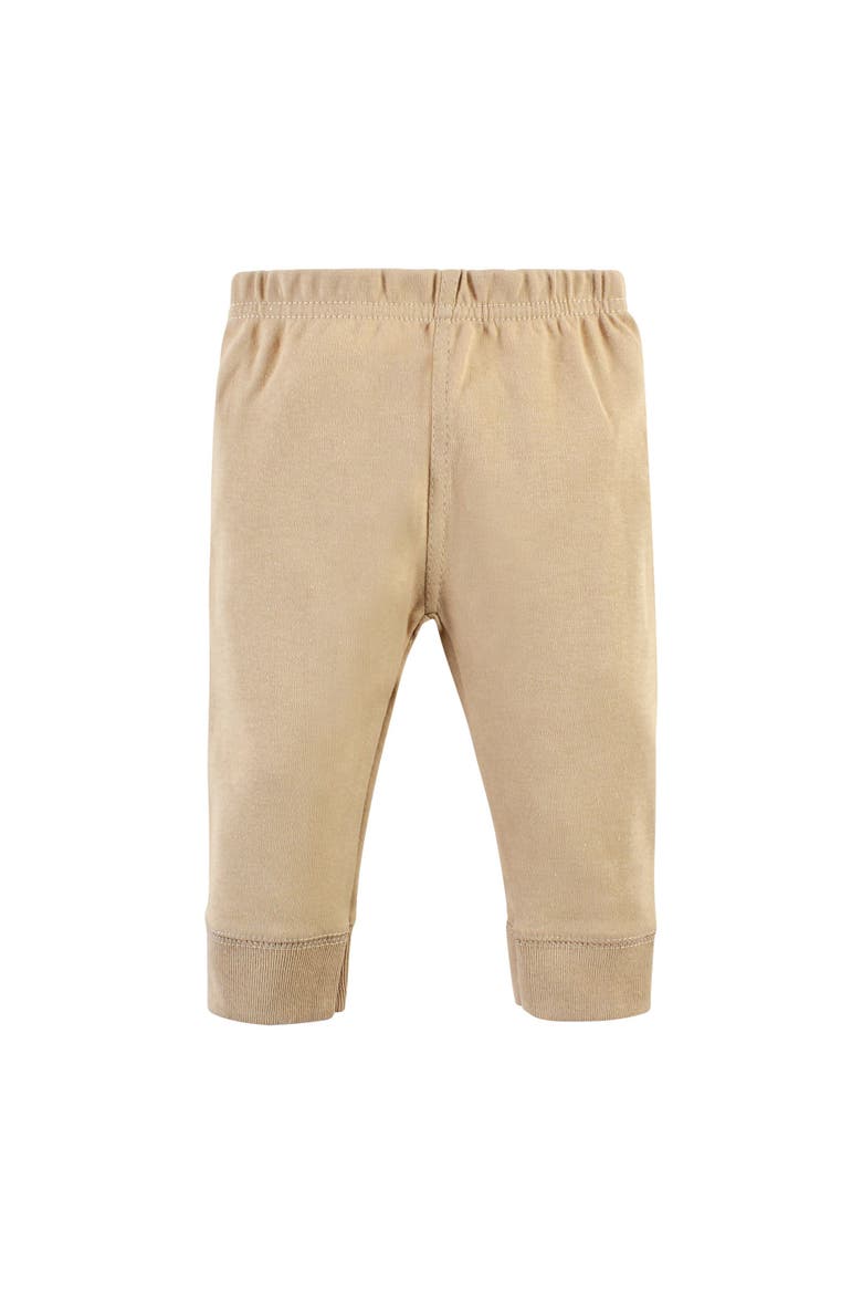 Cotton Infant Essentials Bodysuit, Pants, and Shoes 3Pk, Alternate, color, Teddy Bears Short Sleeve