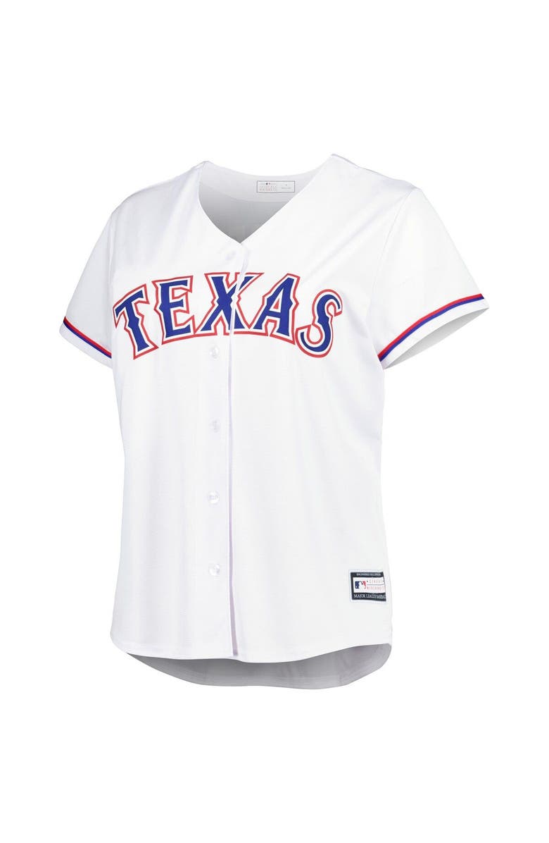 PROFILE Women's Corey Seager White Texas Rangers Plus Size Replica Player Jersey, Alternate, color,