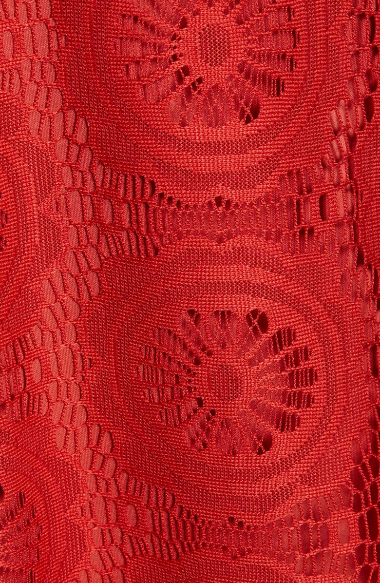 Speechless Tassel Trim Lace Slipdress, Alternate, color,