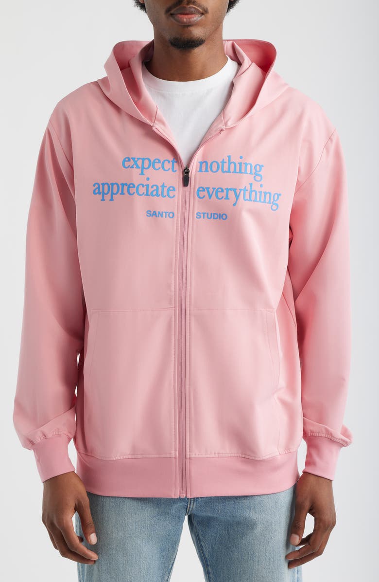 SANTO STUDIO Tempo Appreciate Tech Hooded Zip Jacket - Jett Lawrence Edition, Alternate, color, Pink