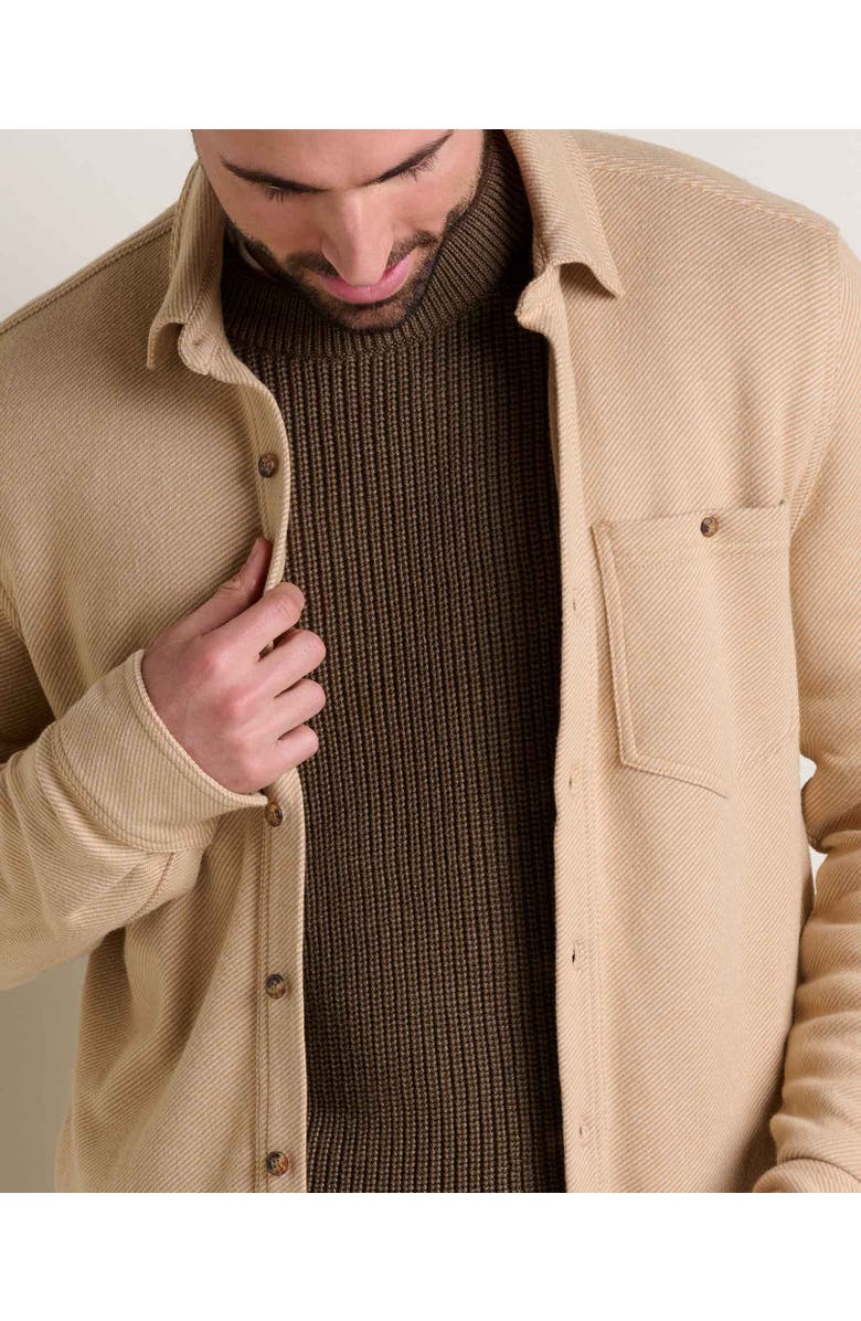 Toad & Co Men's Shadowbrook Long Sleeve Shirt, Alternate, color, Camel Twill