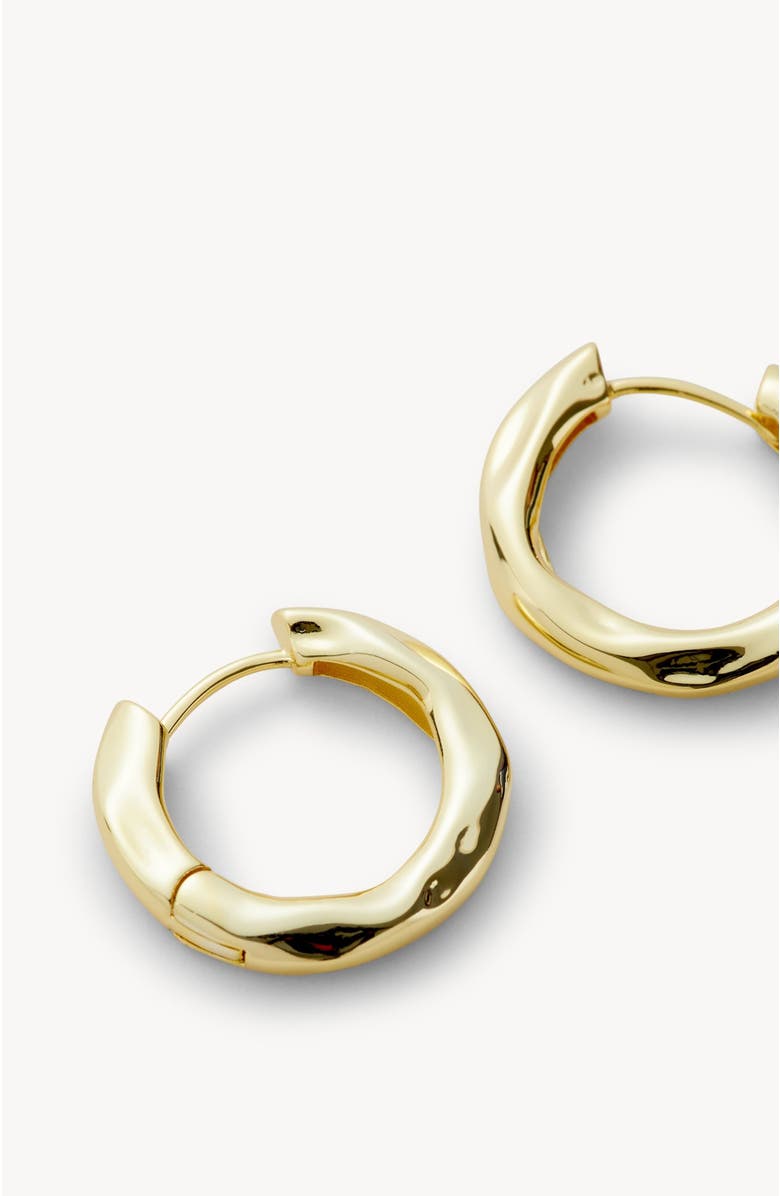 MACHETE Petite Wavy Hoops, Alternate, color, Gold