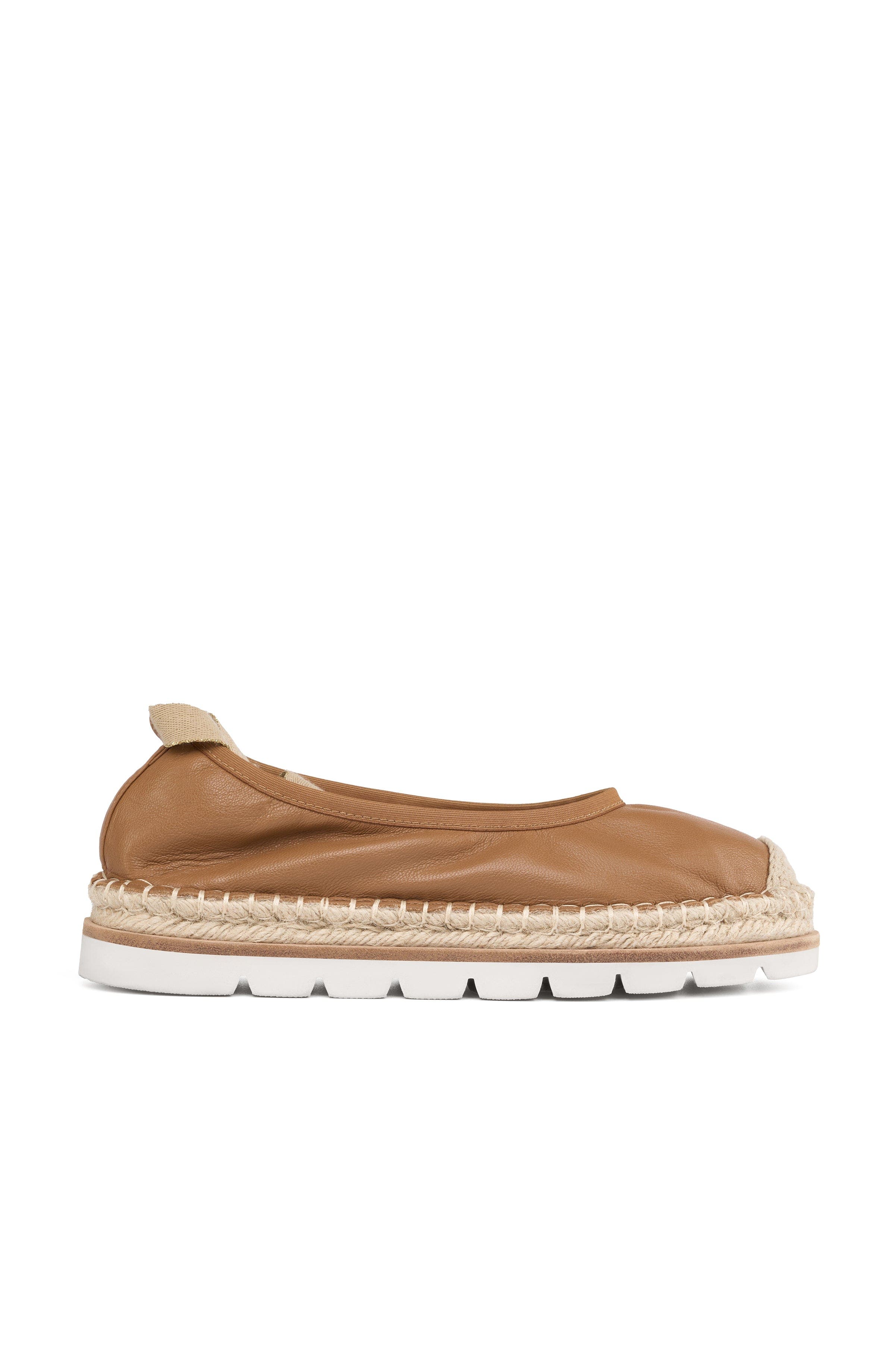 Bridget Leather Espadrille, Main, color, Tan