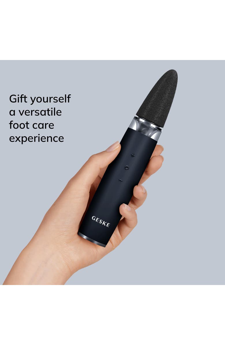 GESKE SmartAppGuided Electric Pumice Foot Smoothing Multi-Pen | 8 in 1, Alternate, color, Black