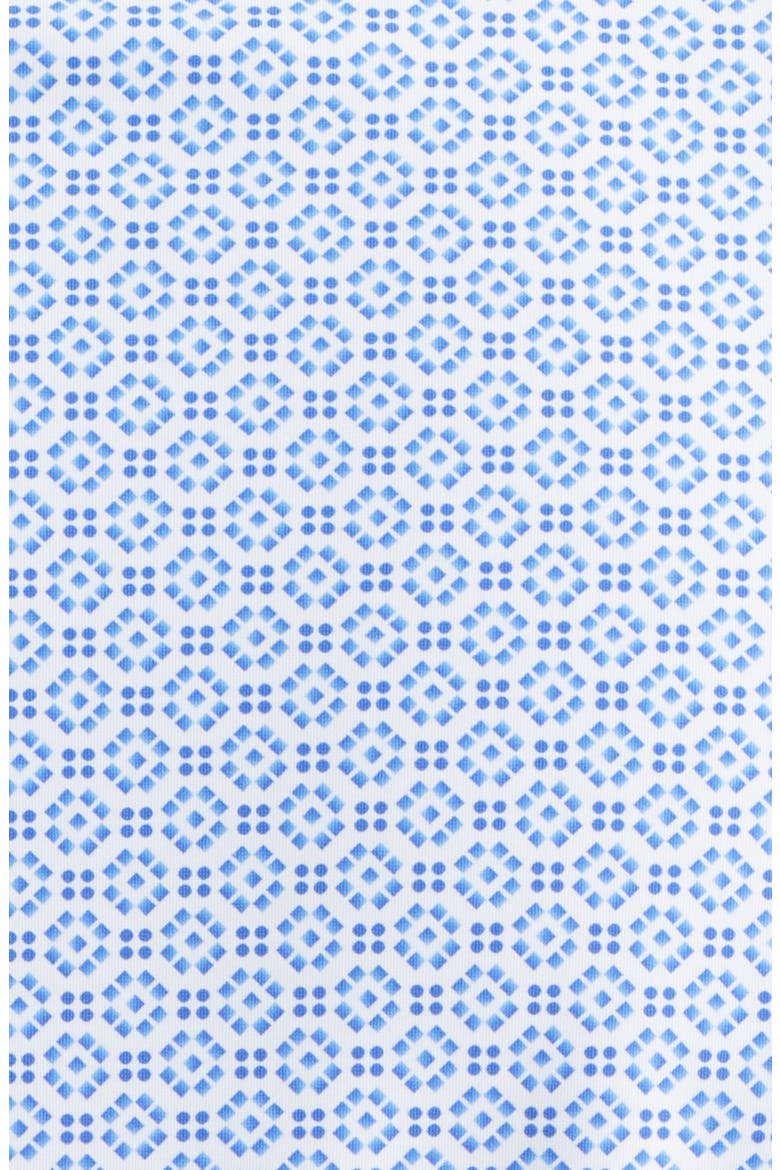 XC+™ Motion Microprint Short Sleeve Performance Knit Button-Up Shirt, Alternate, color, BLUE DOTTED TILE