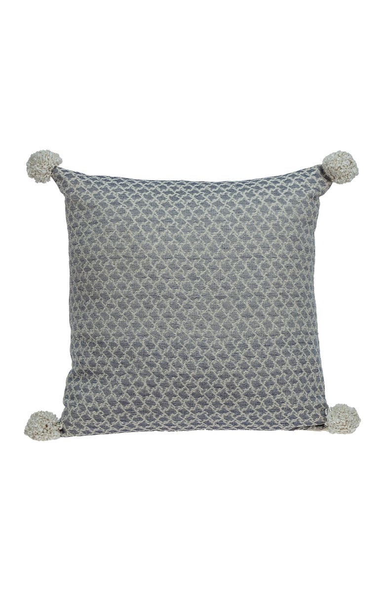 PARKLAND COLLECTION Allegro Transitional Ivory Throw Pillow, Alternate, color, Ivory