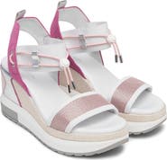 NeroGiardini Bungee Platform Wedge Sandal
