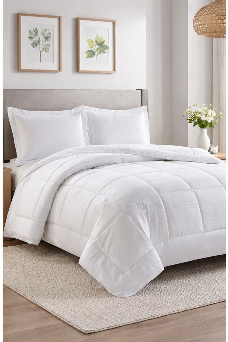 3-Piece Comforter Set, Alternate, color, WHITE