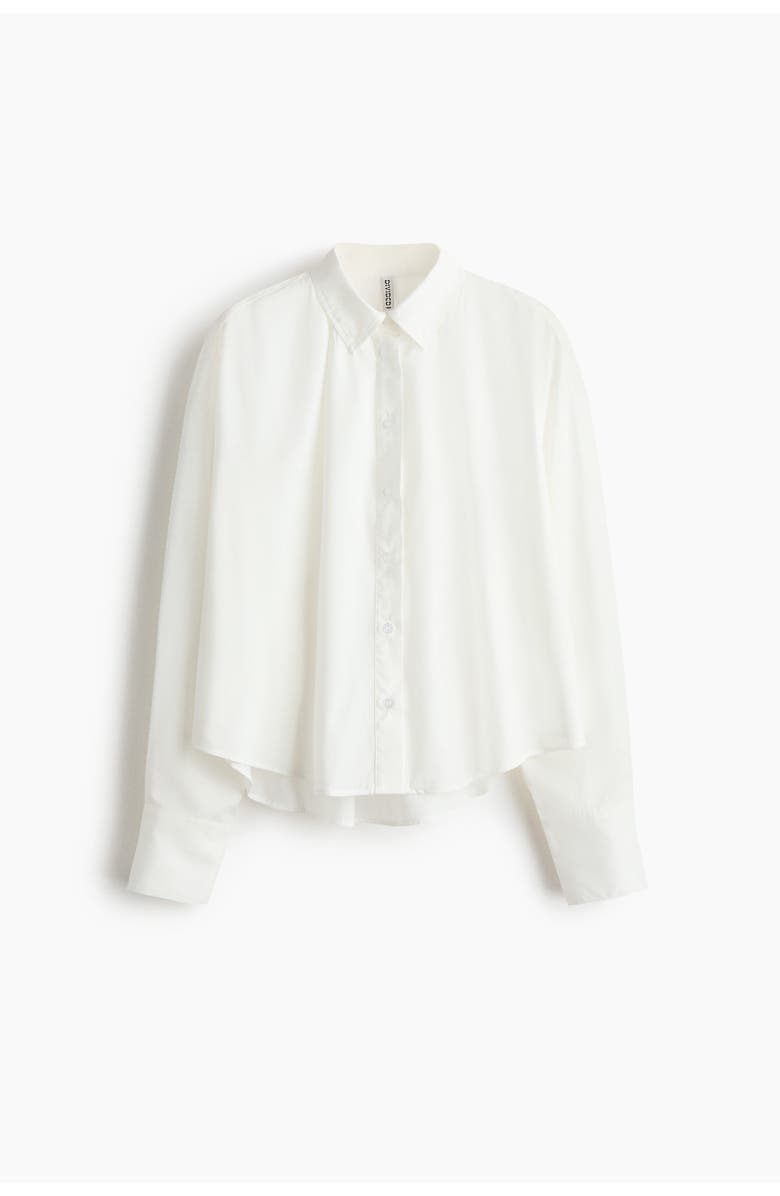 H&M Loose-fit Shirt, Main, color, White