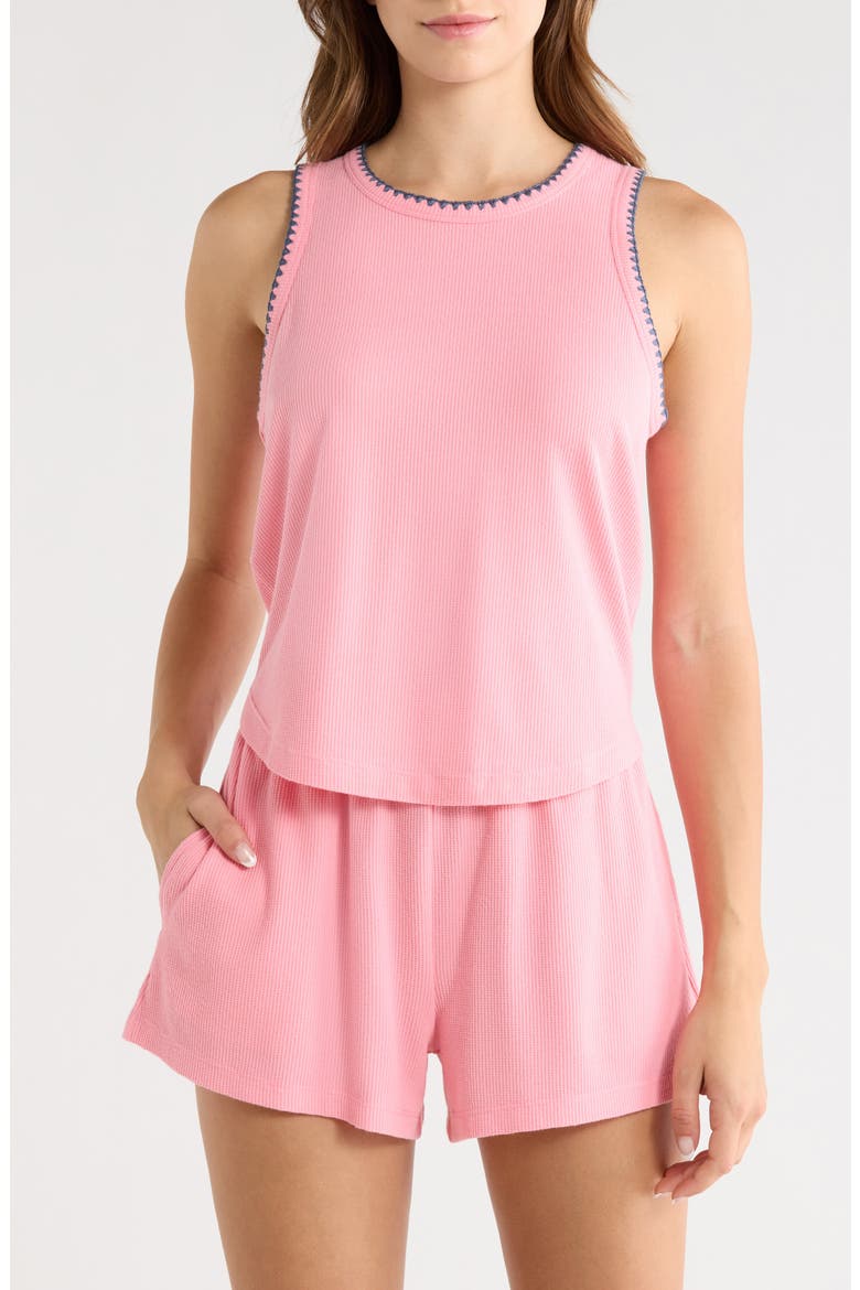 Kickback Short Pajamas, Main, color, PINK