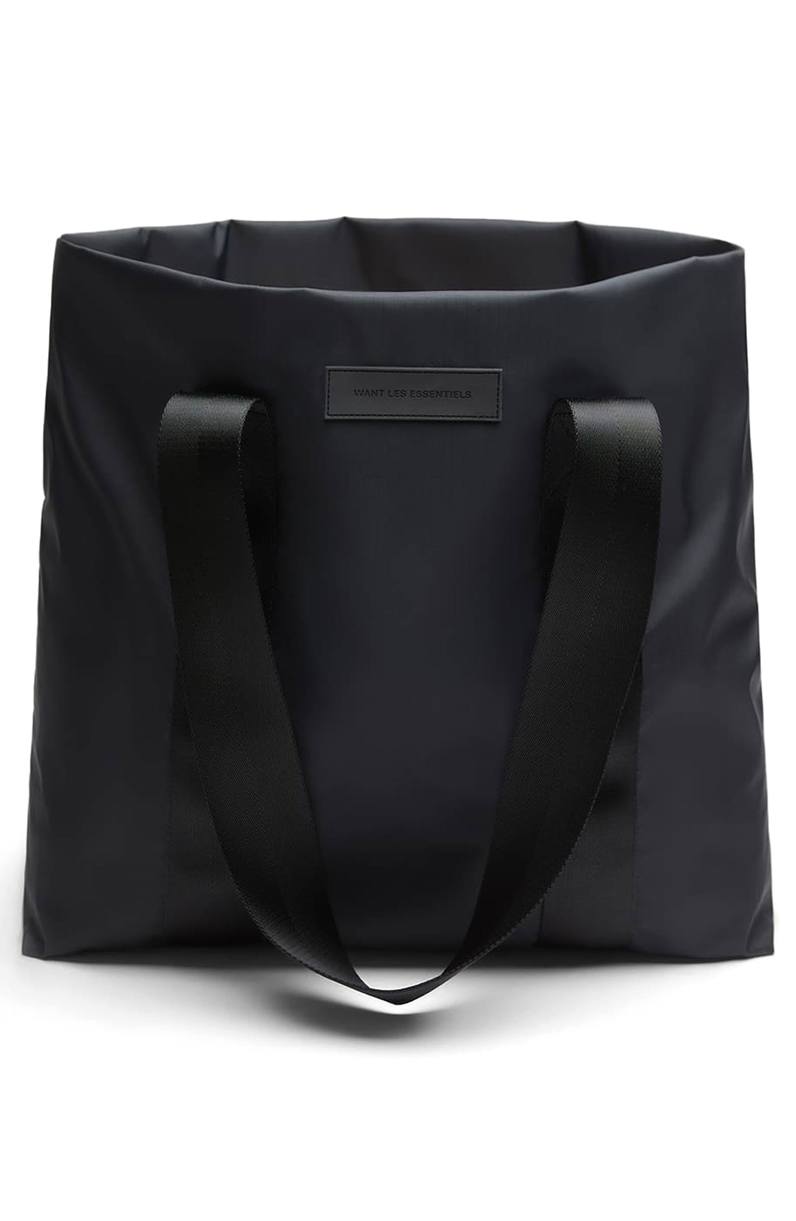 WANT Les Essentiels Extra Large Tyler Nylon Tote, Alternate, color, Black