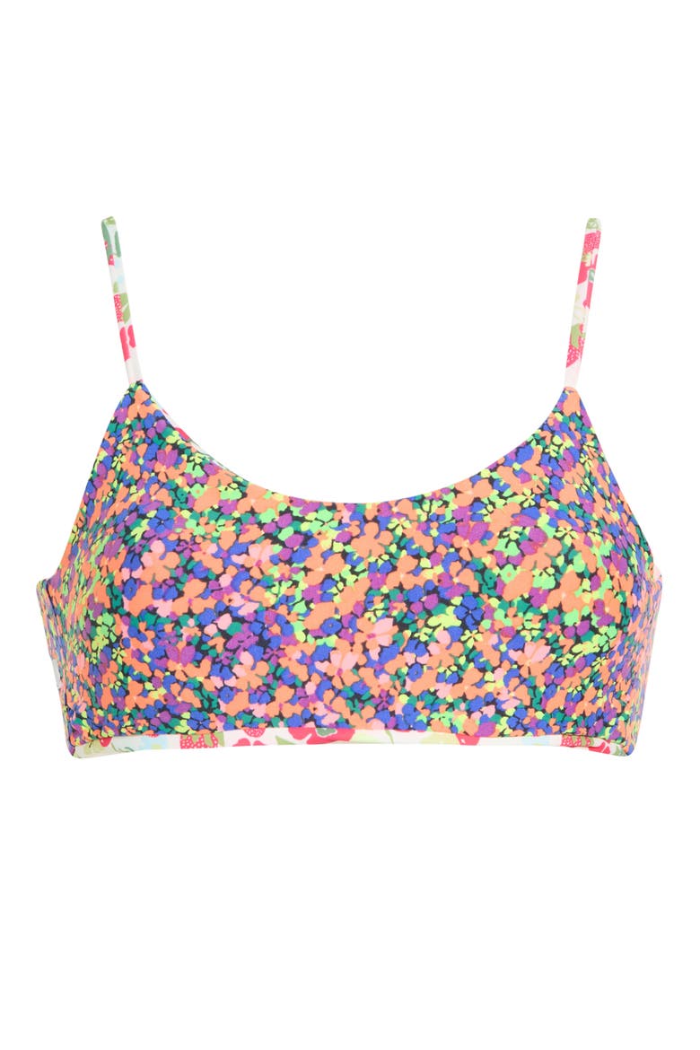 Ceci Reversible Bikini Top, Alternate, color, RED