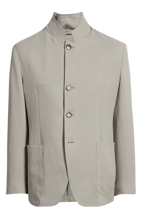 Bruma Trim Fit Linen Jacket