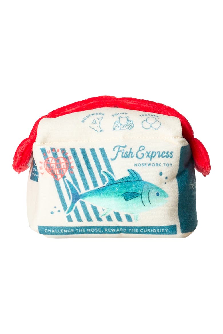 Fish Express Nosework Toy, Main, color, GREEN