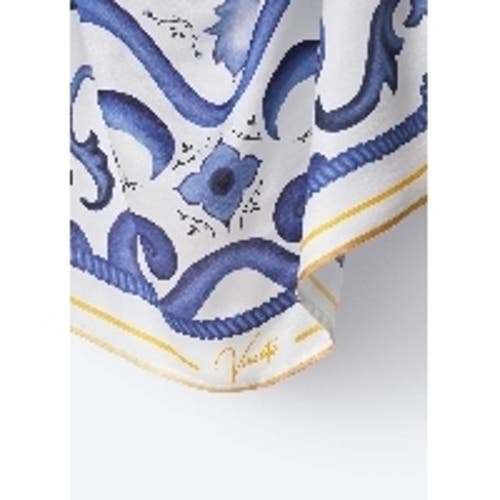 Viscata Square Scarf In Blue