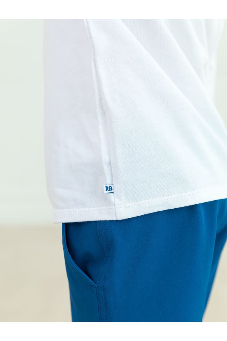 Boys Long Sleeve Basic Tee, Alternate, color, White
