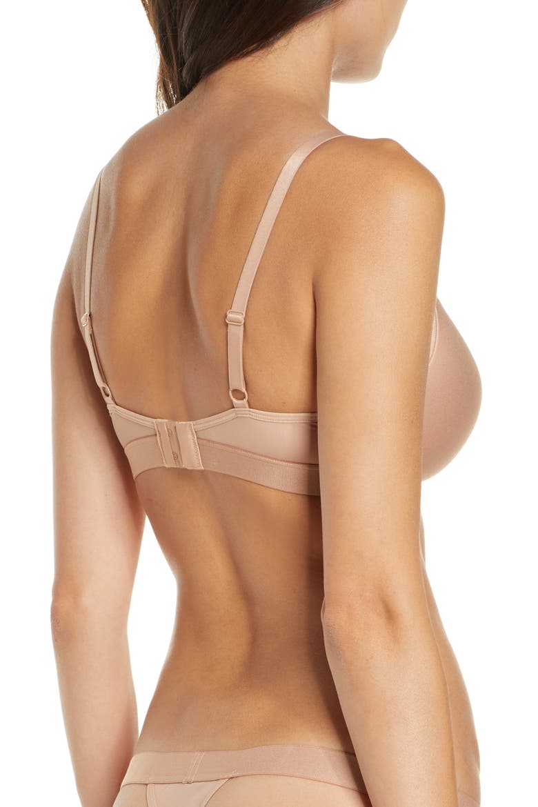 Molded Underwire Bra, Alternate, color, BUFF