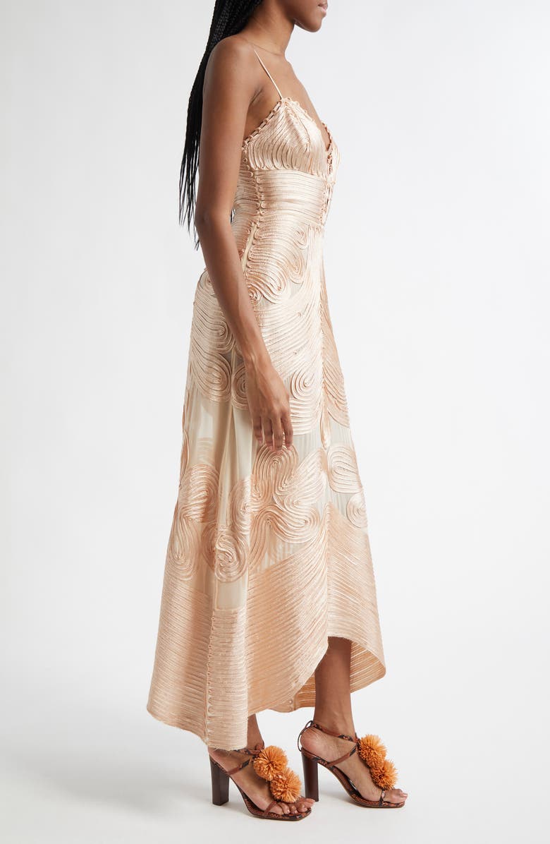 Ulla Johnson Vesna Corded Silk Lace Dress, Alternate, color,