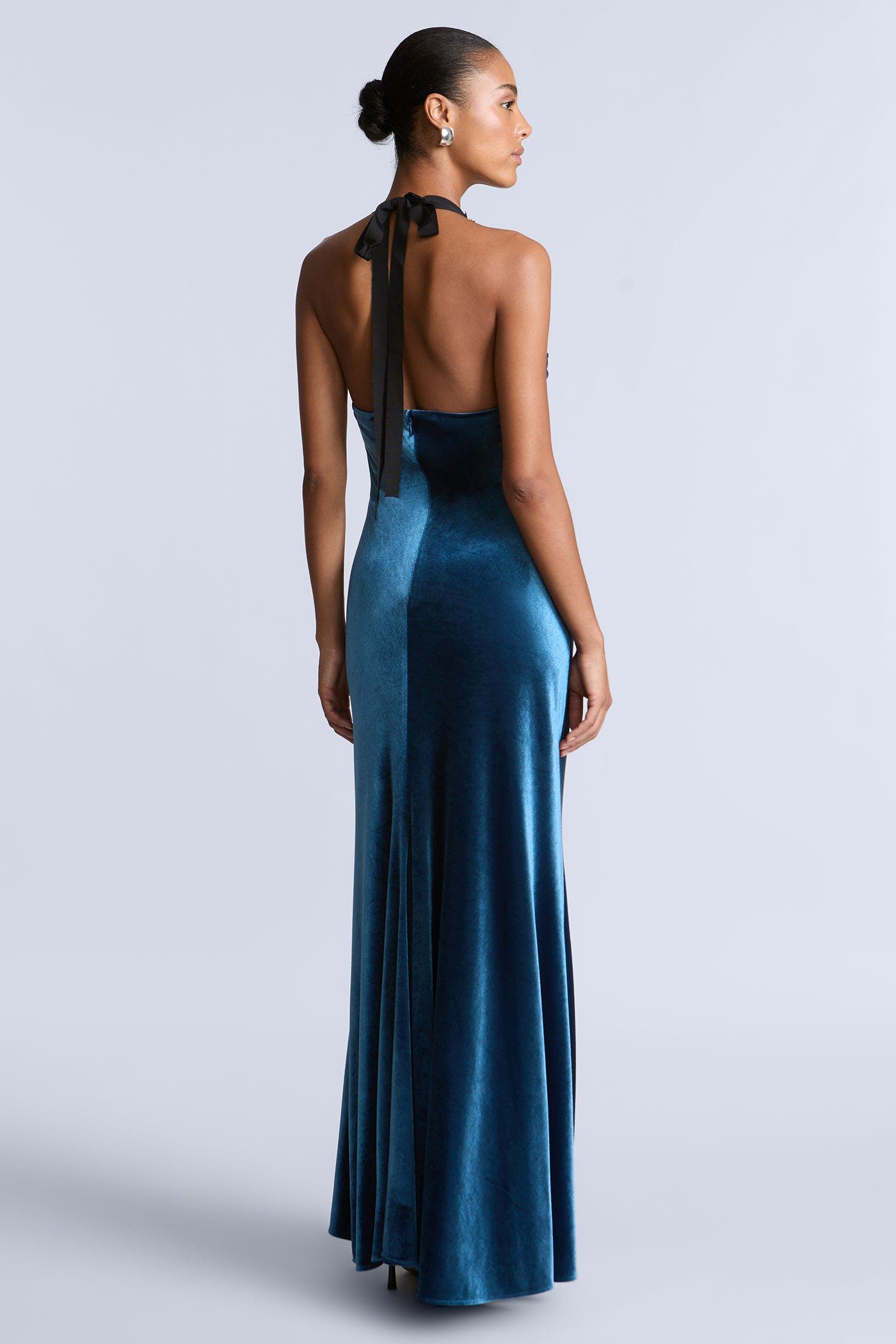 Lace Velvet Gown - image 2