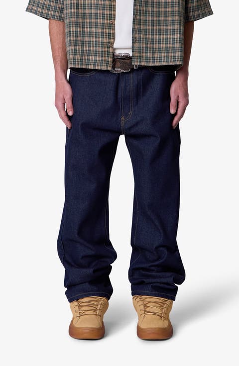 Ultra Baggy Jeans (Rinsed Indigo)