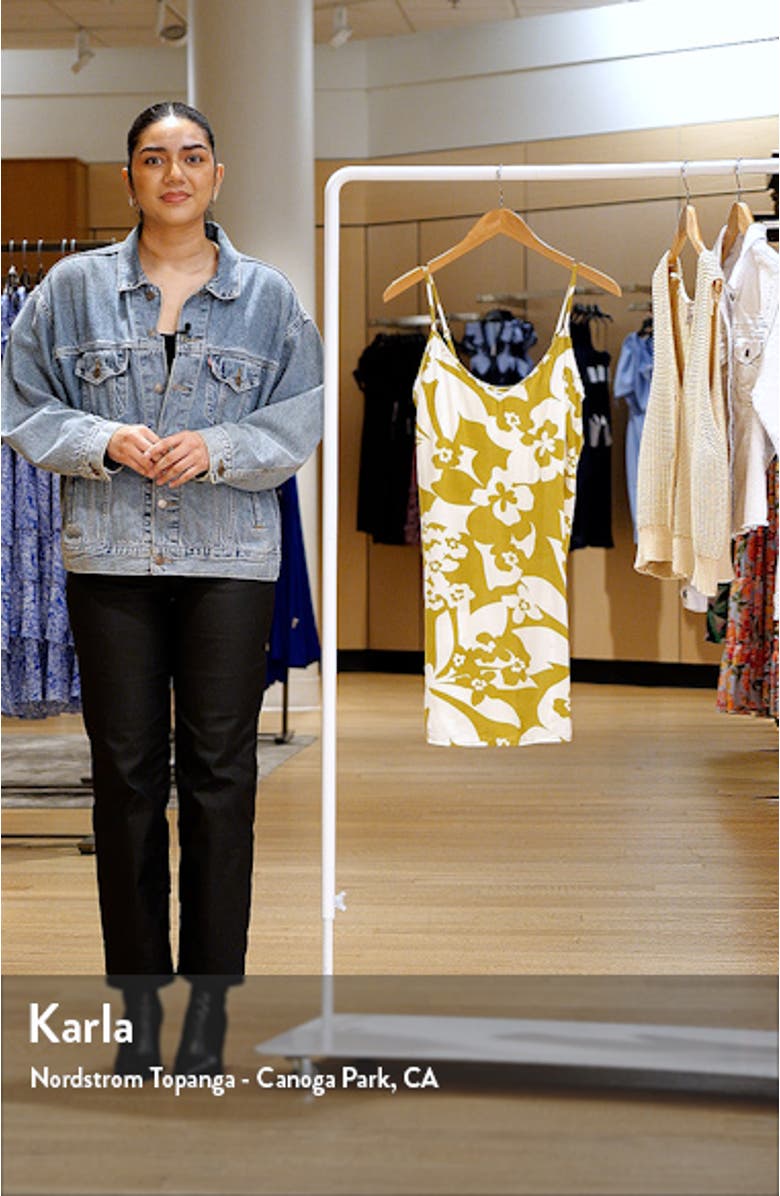 '90s Babe Floral Print Mini Sundress, sales video thumbnail