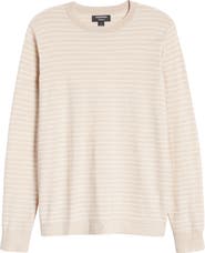 Nordstrom Men's Tech-Smart Stripe Merino Wool Blend Sweater
