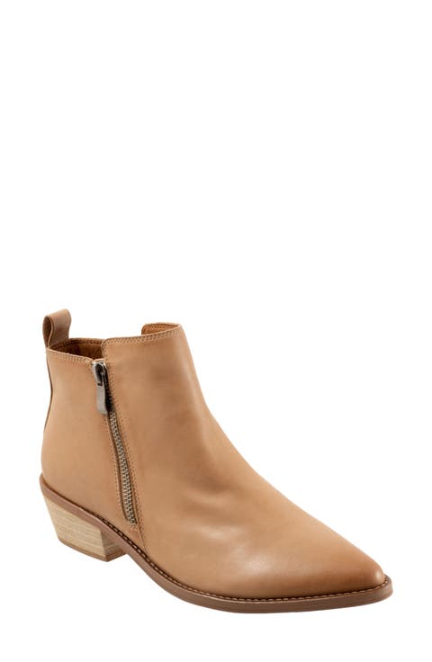 Zense Leather Bootie