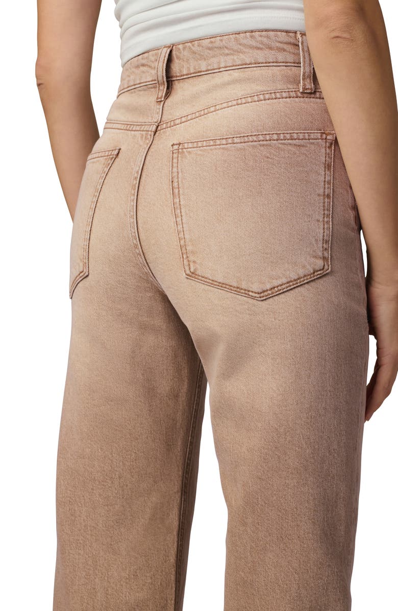 Joe's The Margot High Waist Crop Straight Leg Jeans, Alternate, color, Washed Tannin