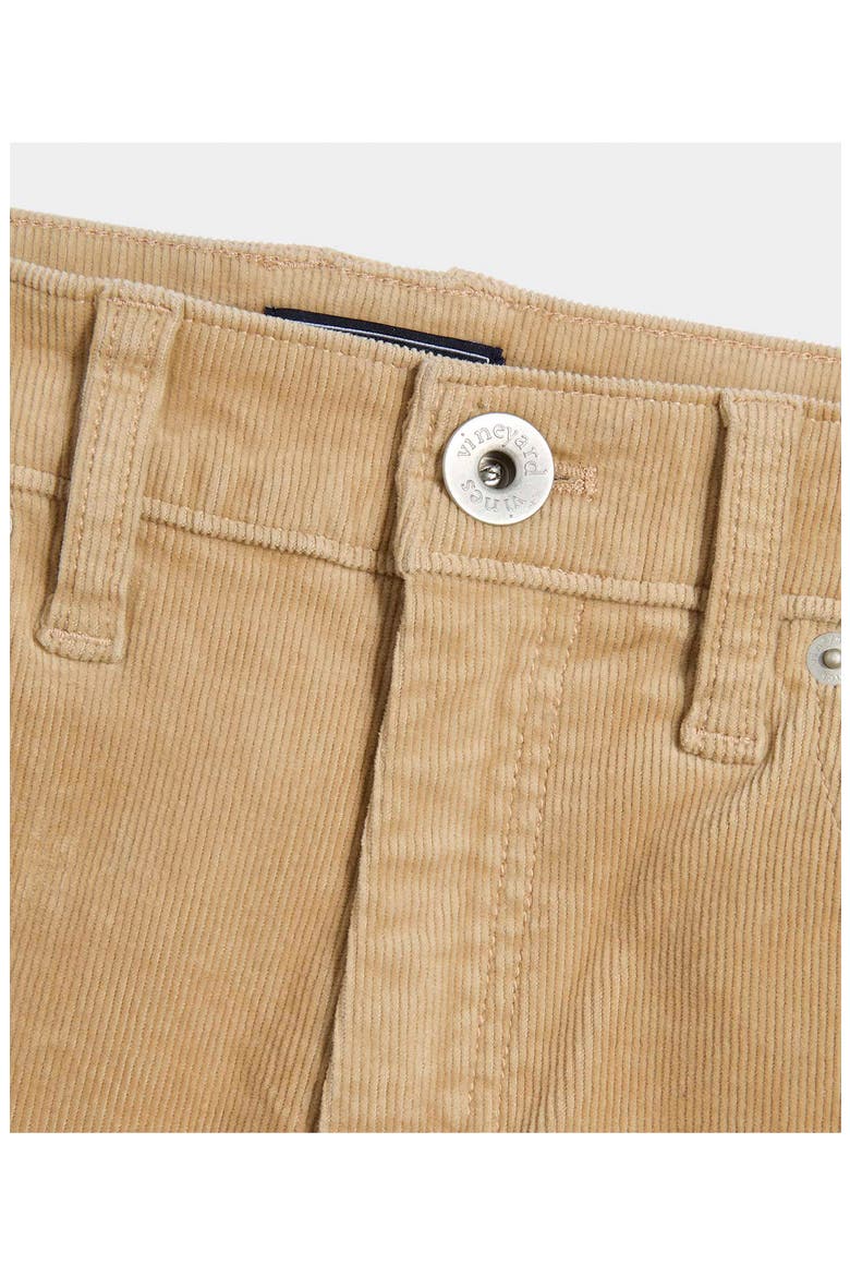 Corduroy Ankle Straight Leg Pants, Alternate, color, SAND