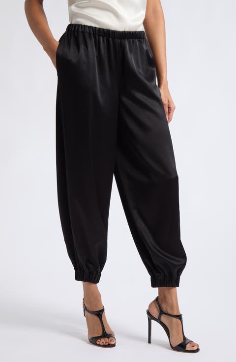 Declan Pull On Satin Balloon Pants