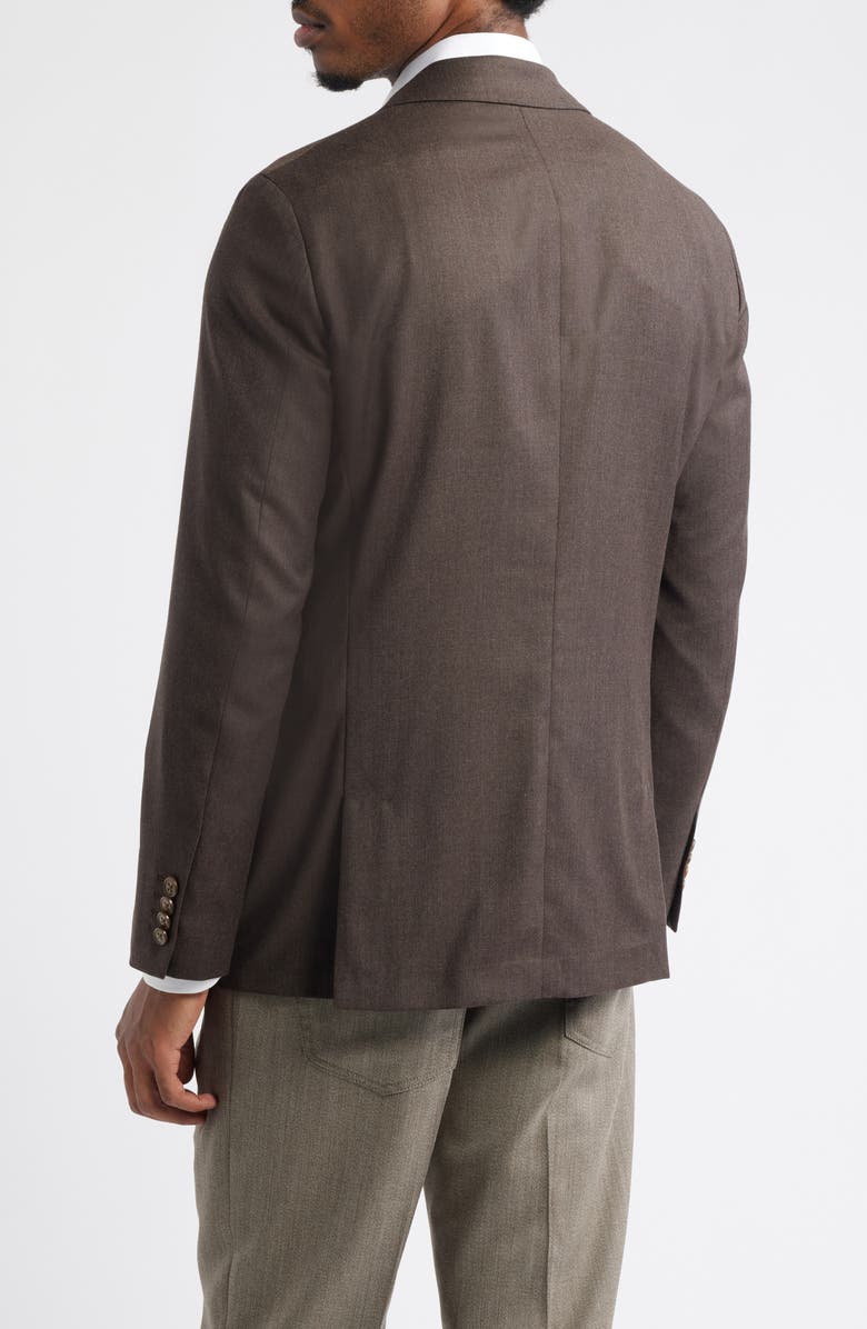 Mizzen+Main Lavelle Trim Fit Wool Sport Coat, Alternate, color, Espresso Heather