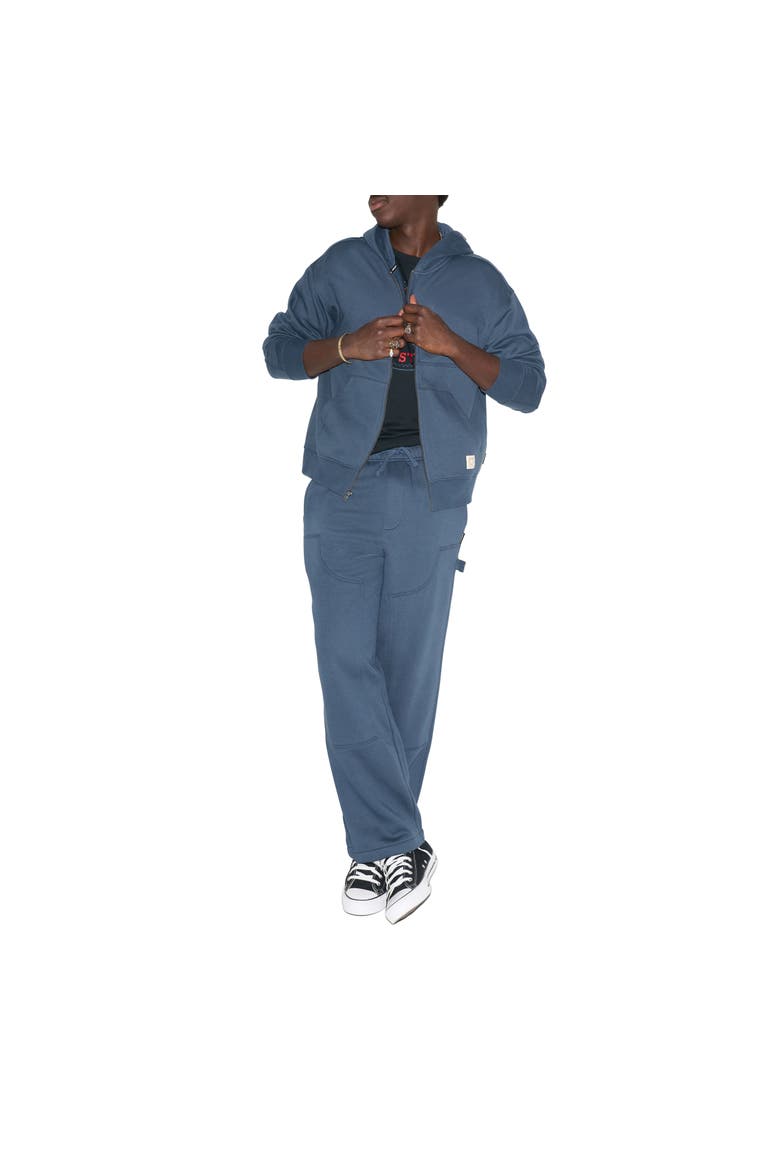 Double Knee Sweatpant, Alternate, color, MEDIUM INDIGO