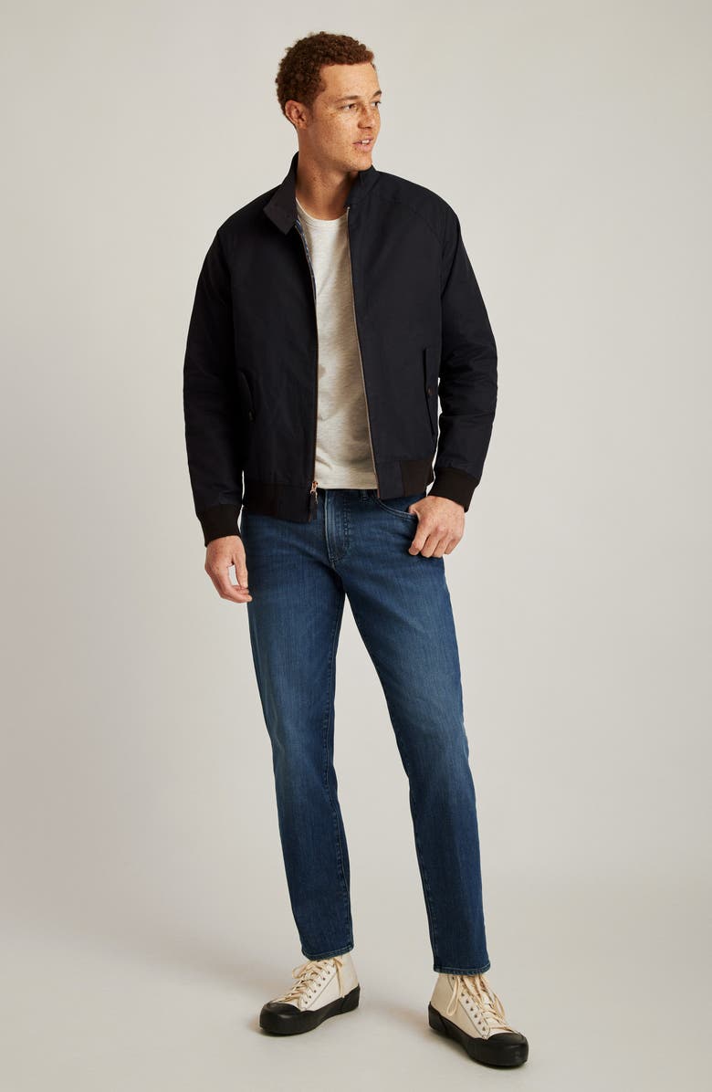 Bonobos Harrington Quilted Jacket, Alternate, color, Jet Black